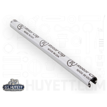 Rotor Clip External-E E-Clip, Steel Black Phosphate Finish, 0.313 in Shaft Dia SE-031-X